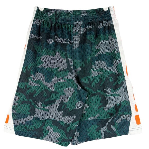 Nike Boys Elastic/Drawstring Waist Dri-Fit Camo Athletic Shorts Green Size Large - Picture 2 of 10